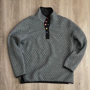 Marine Layer Quilted Reversible Sweatshirt